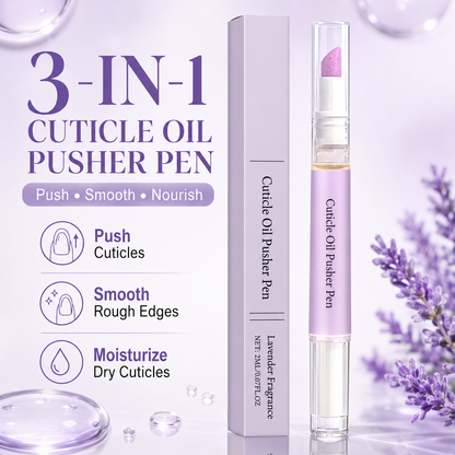 💅3-in-1 Cuticle Oil Pusher Pen – Smooth & Nourish Dry Cuticles