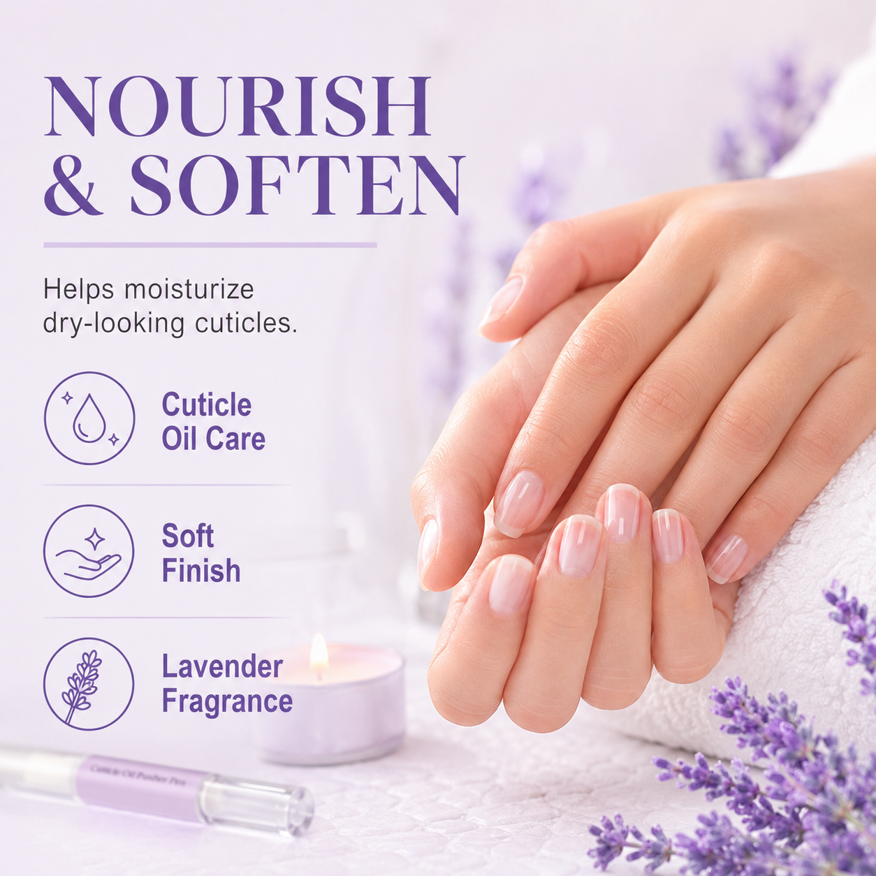 💅3-in-1 Cuticle Oil Pusher Pen – Smooth & Nourish Dry Cuticles