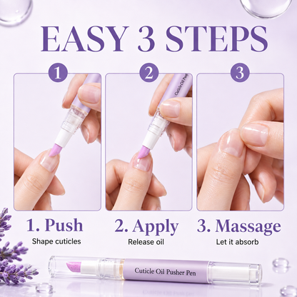 💅3-in-1 Cuticle Oil Pusher Pen – Smooth & Nourish Dry Cuticles