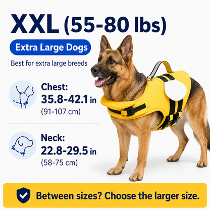 Premium Dog Life Vest for Swimming & Boating🛒