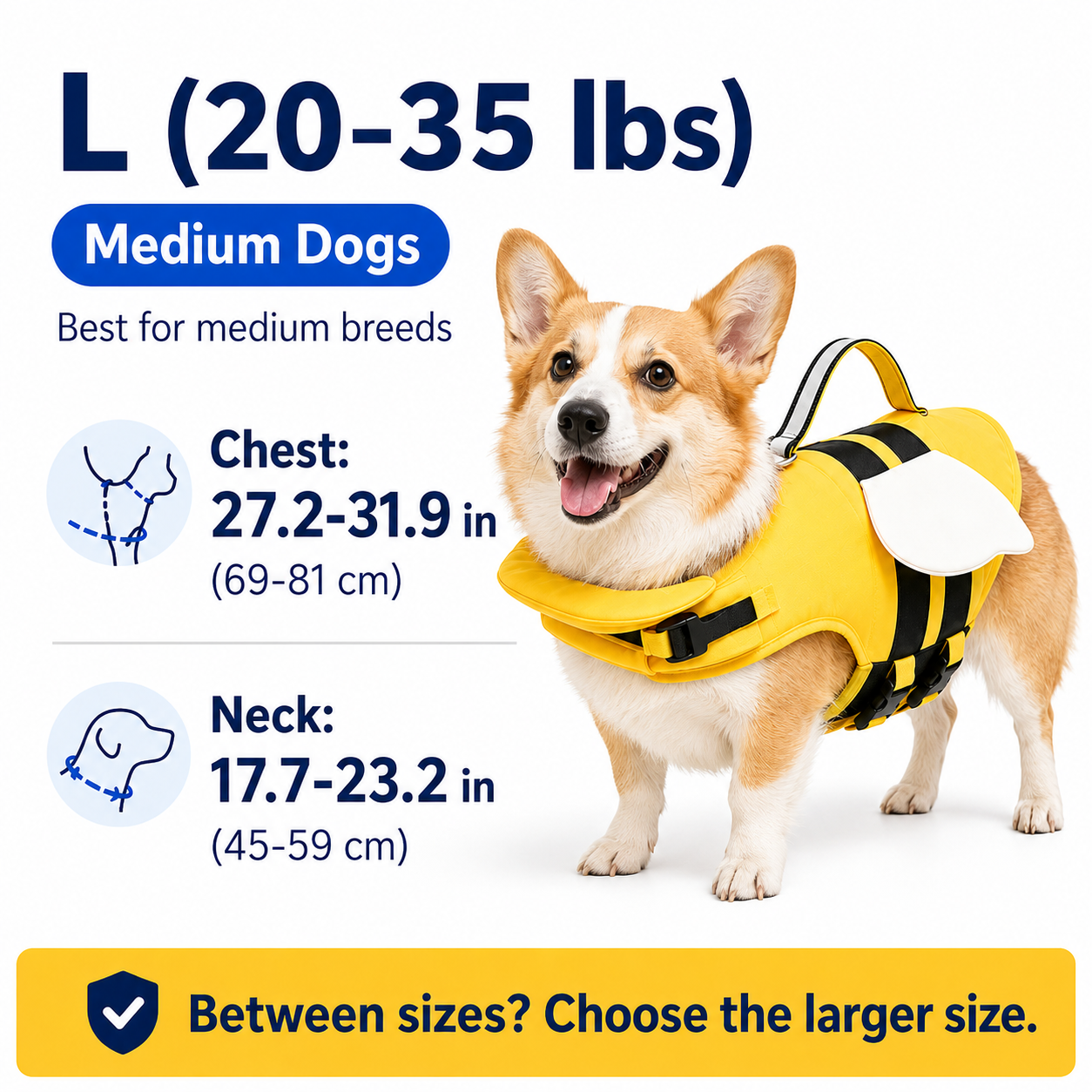 Premium Dog Life Vest for Swimming & Boating🛒