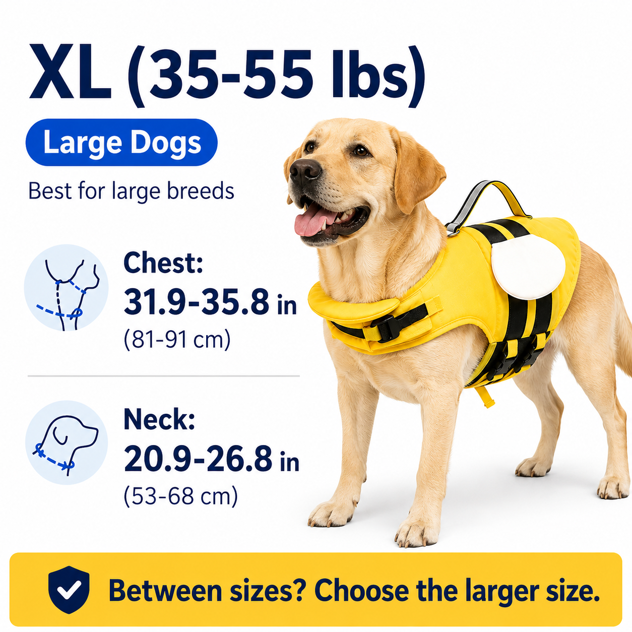 Premium Dog Life Vest for Swimming & Boating🛒