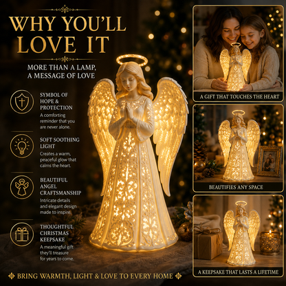 🪽✨ Angel Christmas Guardian Light – A Symbol of Hope, Love & Protection
