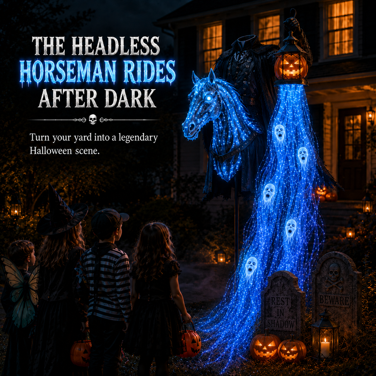🎁 Today Only: 49% OFF 🎁Animated Halloween Soul Harvester Garden Light Collection💀