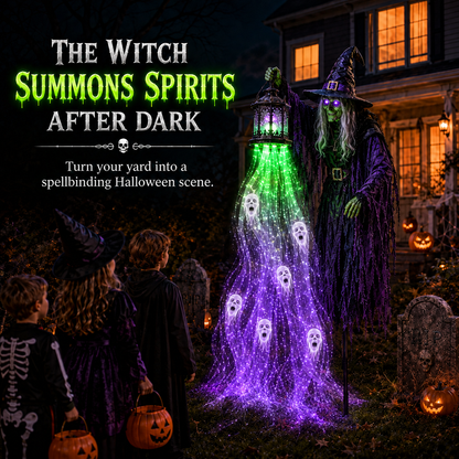 🔥Today 50% OFF🎁💀Halloween Soul Harvester Animated Garden Light
