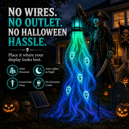 🔥 Today Only: 49% OFF 💀Animated Halloween Soul Harvester Garden Light Collection