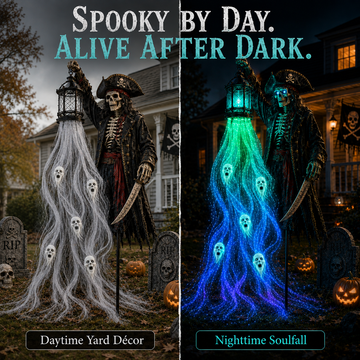 🔥 Today Only: 49% OFF 💀Animated Halloween Soul Harvester Garden Light Collection