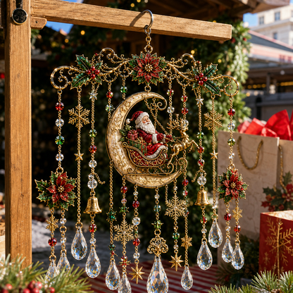 🎄Last Day 49% OFF🎐Handmade Christmas Stained Glass Window Hanging