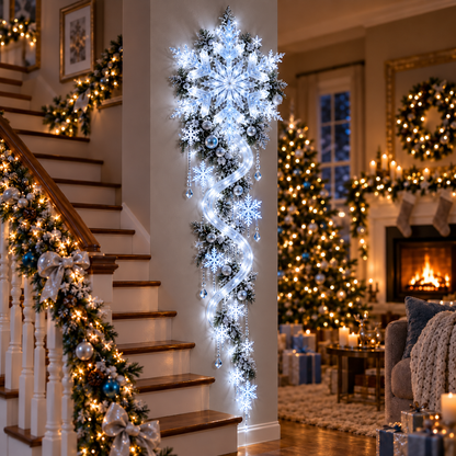 🔥Last Day 49% OFF🔥❄️ Giant Snowflake Blizzard Trail™- Let the Snowstorm Glow Indoors