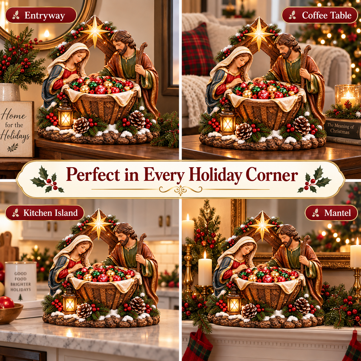 ✨Last Day 49% OFF✝️ Nativity Blessing Bowl✈️