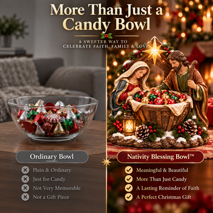 ✨Last Day 49% OFF✝️ Nativity Blessing Bowl✈️
