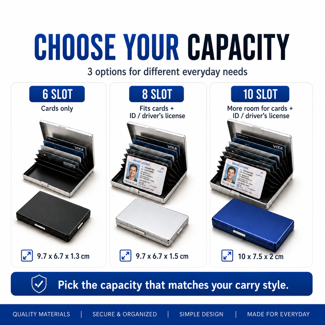 Tyiipro™ RFID Blocking Metal Card Holder