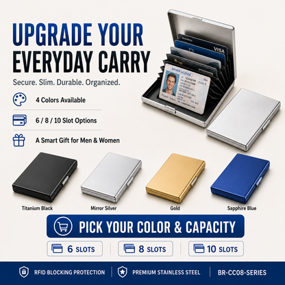 Tyiipro™ RFID Blocking Metal Card Holder