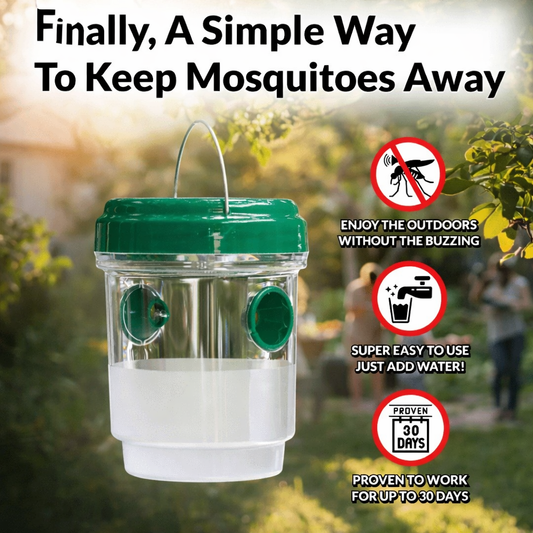 🔥Solar-powered insect traps