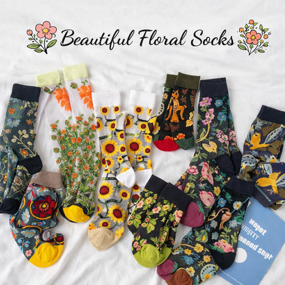 ✨Vintage Floral Sheer Summer Socks  – 50% OFF Today Only! ✨