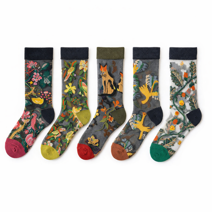 ✨Vintage Floral Sheer Summer Socks  – 50% OFF Today Only! ✨