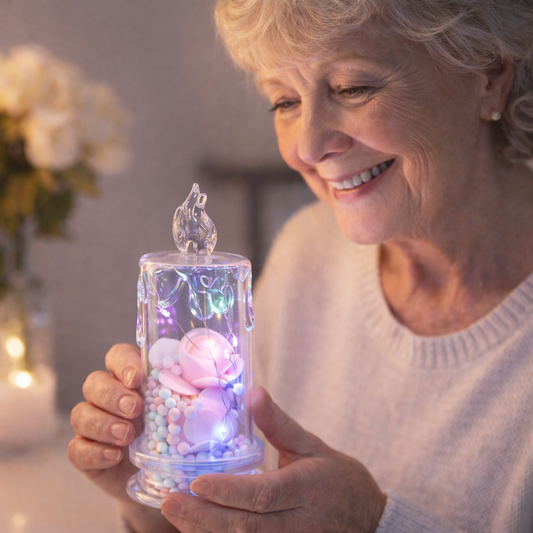 💖Mother’s Day Glow Lamp💖 – Romantic Rose Light Gift for Mom