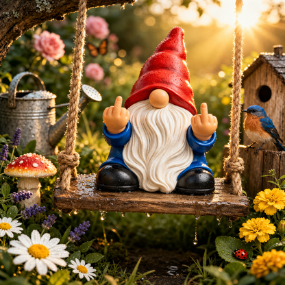 🔥Last Day 70% OFF🔥Middle Finger Gnome Statue