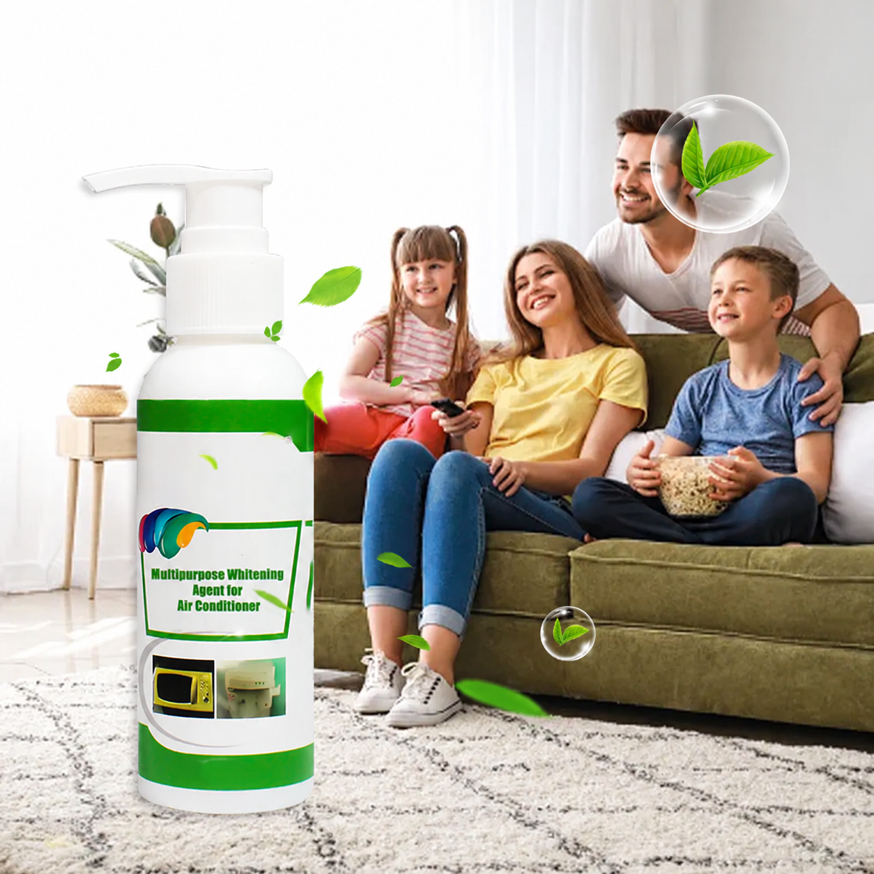 Multipurpose Whitening Agent for Air Conditioner