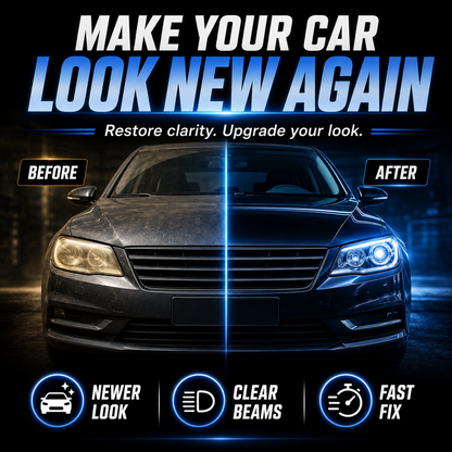 ✨ Mother's Day Sale 70% OFF🚘Automotive Headlamp Restoration Fluid Kit