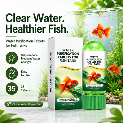 🔥Day Sale 70% OFF🔥Aquarium-Specific Water Purification Tablets – Clearer Water, Easier Tank Care