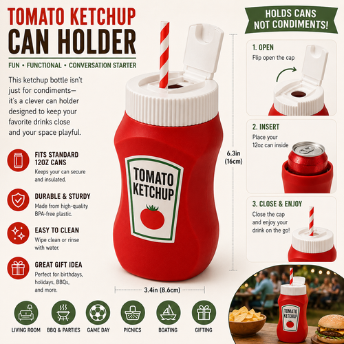 🔥Last Day 50% Off🔥Ketchup Bottle Can Holder