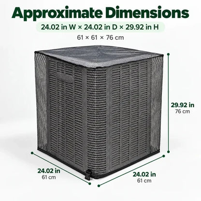 ❄️ Heavy-Duty Mesh AC Cover – All-Season Outdoor Protection