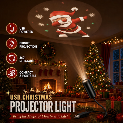 HD Christmas Projector – 6 or 10 Festive Scenes