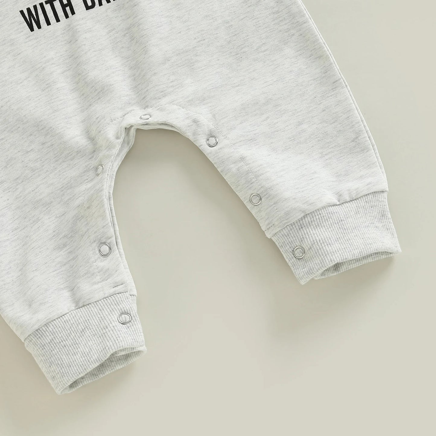 Long-sleeved bodysuit for newborns, cotton, long-legged romper