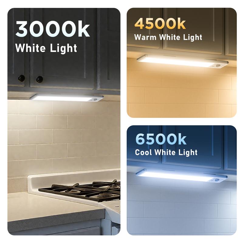 TAILEDEN Under Cabinet Lights,76LED Motion Sensor Night Light Indoor