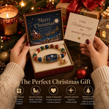 🎄 Limited Edition Christmas Story Beaded Bracelet Set – Holiday Gift Jewelry ✨🎁