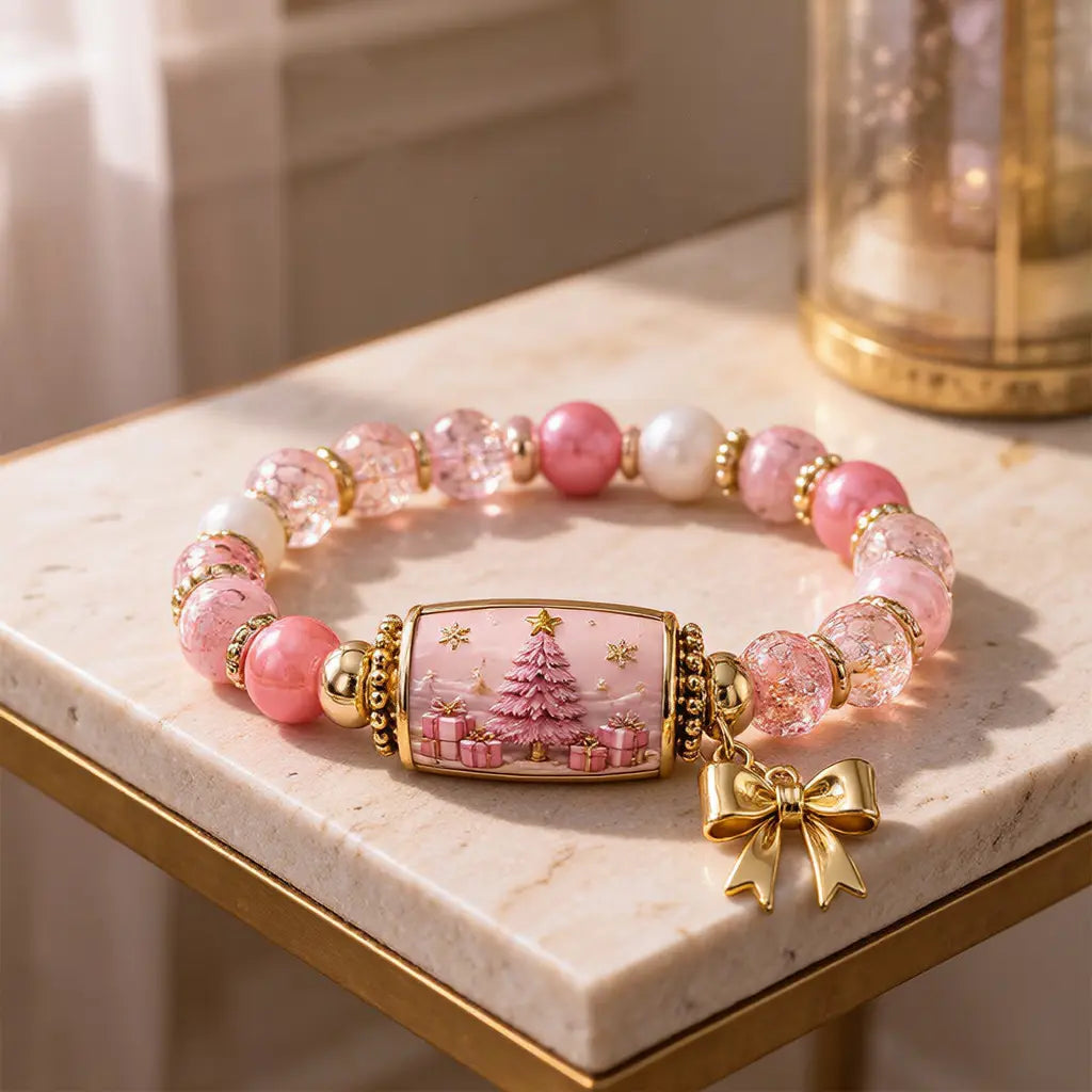🎄 Limited Edition Christmas Story Beaded Bracelet Set – Holiday Gift Jewelry ✨🎁