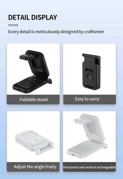 🔥Last day of the limited-time 30% off sale!🔥3-in-1 Foldable Magnetic Wireless Charger