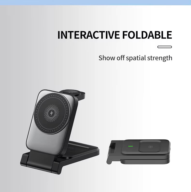 🔥Last day of the limited-time 30% off sale!🔥3-in-1 Foldable Magnetic Wireless Charger