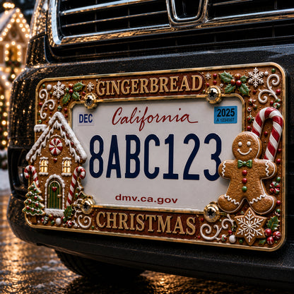 🔥LAST DAY 70% OFF-🎄Christmas License Plate Frame – Festive Style for Every Ride