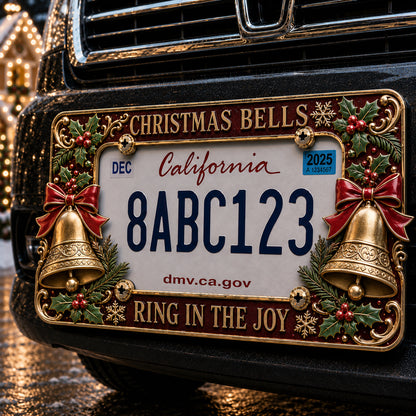 🔥LAST DAY 70% OFF-🎄Christmas License Plate Frame – Festive Style for Every Ride