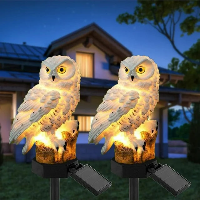 Owl-shaped decorative lamp (2 units)