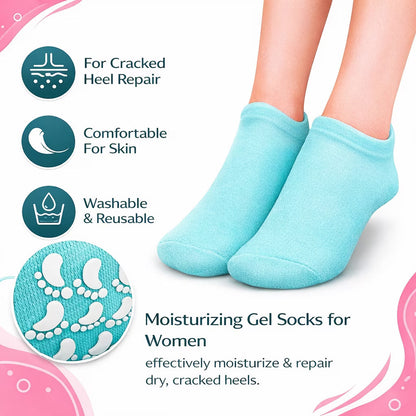 🔥Last Day - 49% OFF🔥Healing Therapy Gel Socks✨