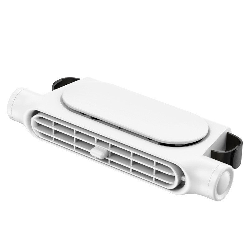 🚗💦Dual-Turbine Silent No-Blade Car Headrest Fan –Rechargeable, 3-Speed Adjustable Ventilation Cooling Fan