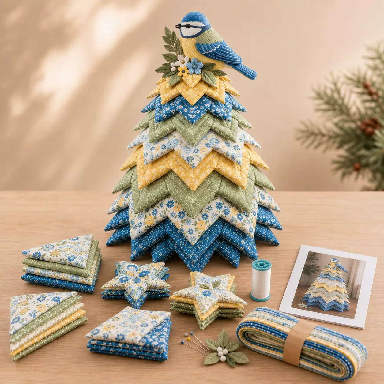 🔥49% Off Last Day -Quilted Christmas Tree DIY Kit