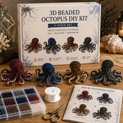 🧵✨ Creative Beaded Mini World 3D DIY Kit Collection