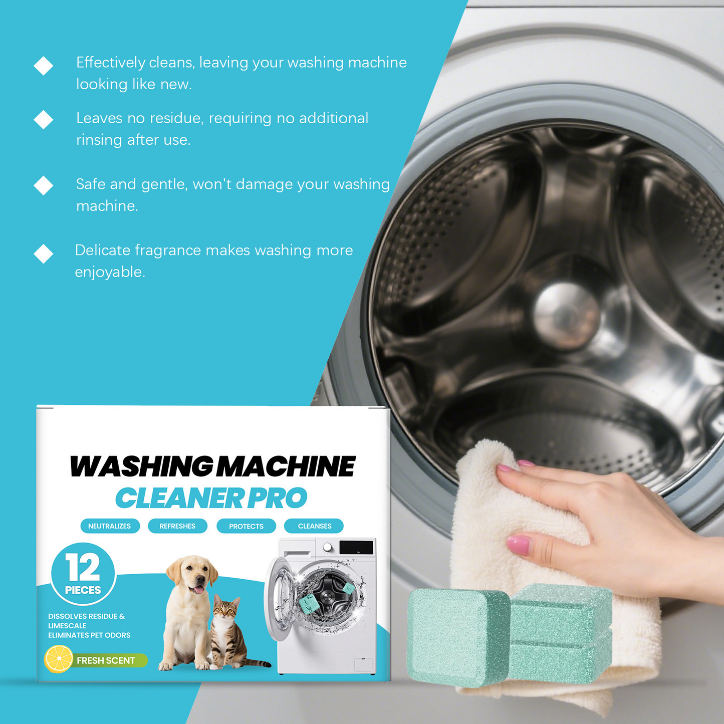 🔥50% OFF Today🔥 Washing Machine Cleaning Tablets