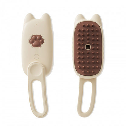 🐾 2-in-1 Steam Spray Pet Brush – Groom, Massage & Reduce Shedding in One
