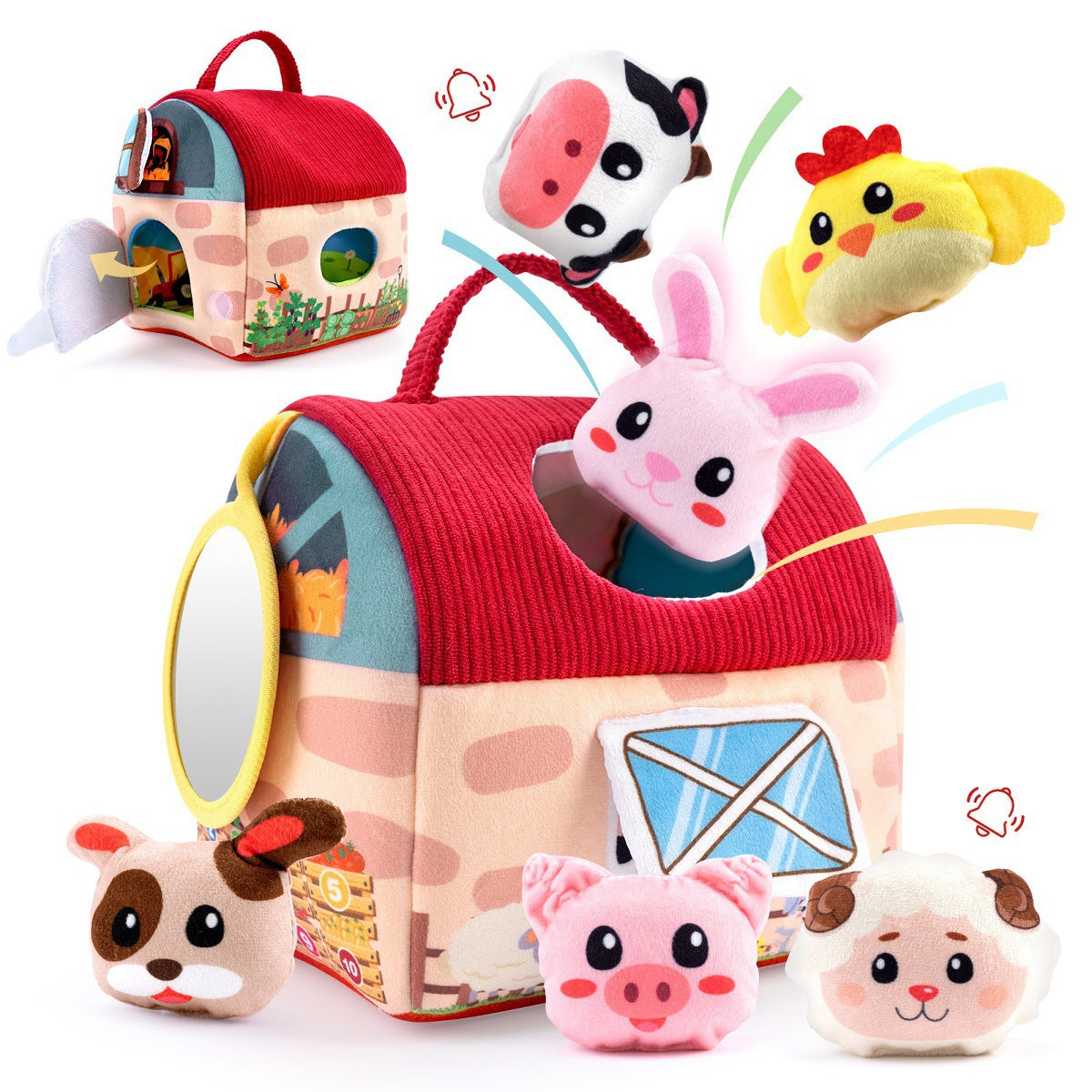 👶✨ Learn Through Play 🥕🍓 - Baby Sensory Sorting Toy (6–12 Months)-Limited Time Offer ⏰