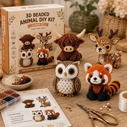 🧵✨ Creative Beaded Mini World 3D DIY Kit Collection