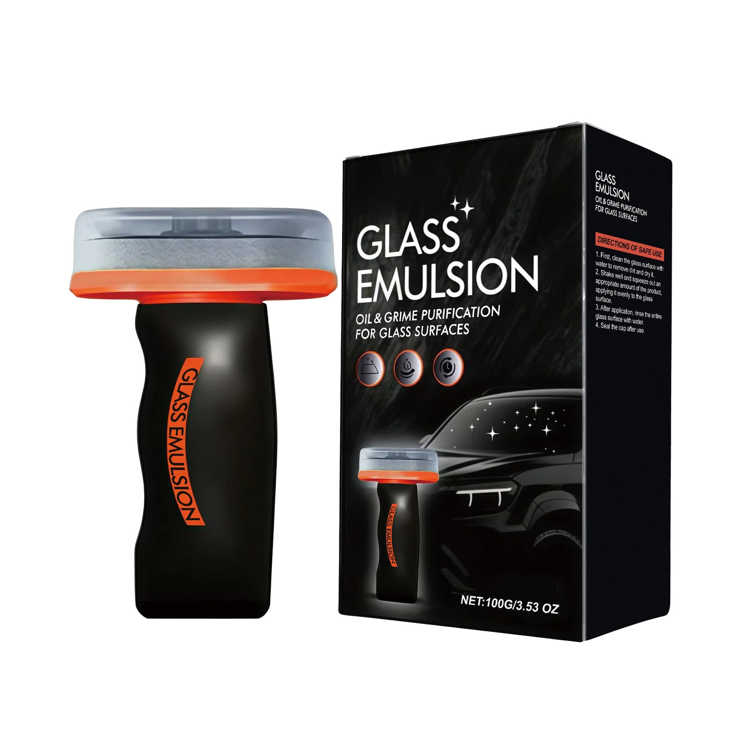 🧼Automotive Oil Film Cleaning Brush for Car Windows – Glass Cleaning Board
