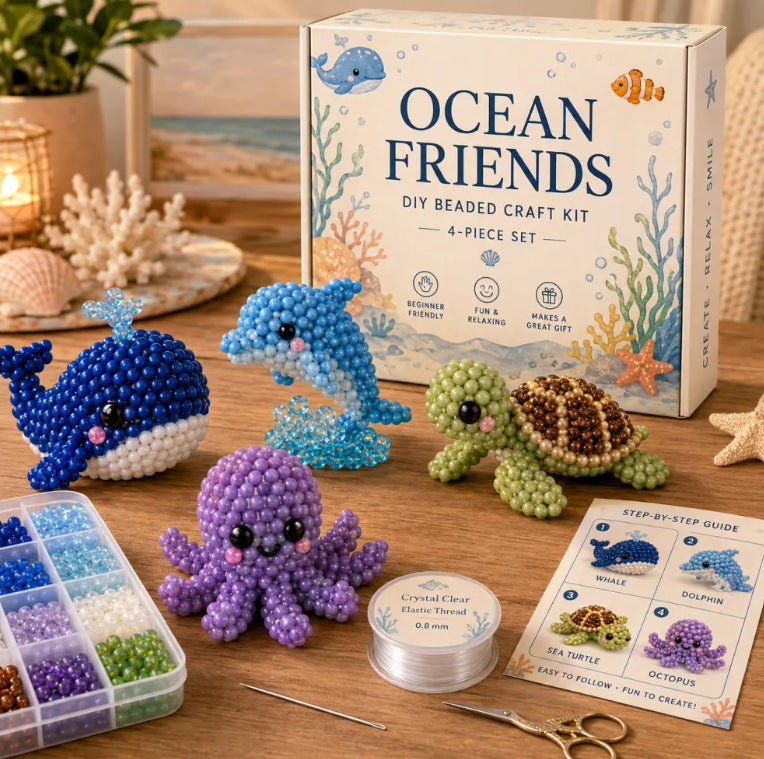 🧵✨ Creative Beaded Mini World 3D DIY Kit Collection