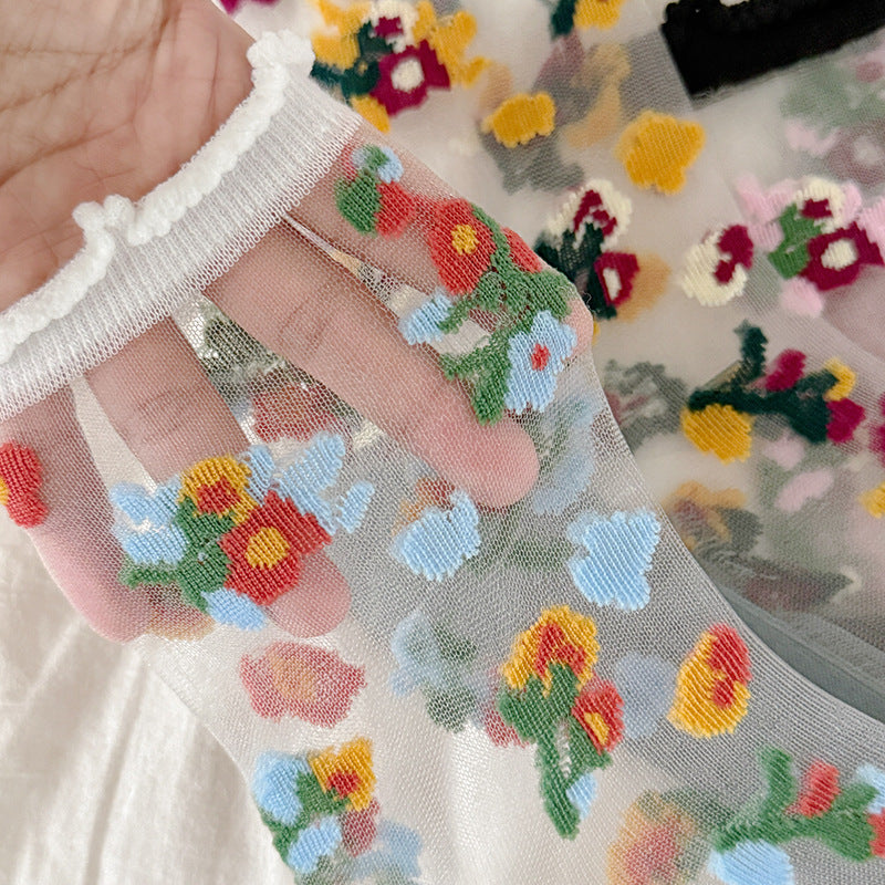✨Vintage Floral Sheer Summer Socks  – 50% OFF Today Only! ✨