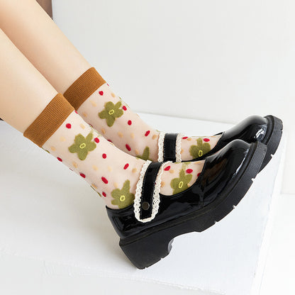 ✨Vintage Floral Sheer Summer Socks  – 50% OFF Today Only! ✨