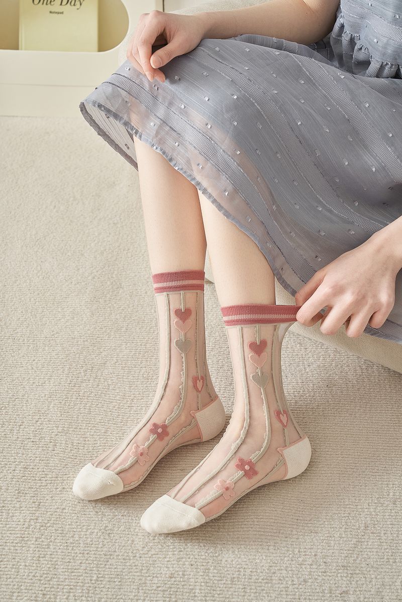 ✨Vintage Floral Sheer Summer Socks  – 50% OFF Today Only! ✨